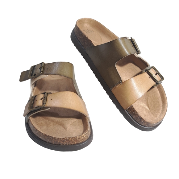 Time and Tru Women's Slip On Sandals Brown Size 9 - Picture 14 of 15